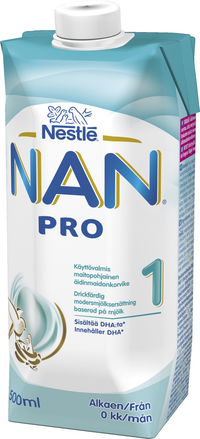Nestle Nan Pro 1 äidinmaidonkorvike 500ml 